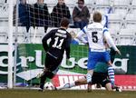 udligning. Kenneth Fabricius sikrer for anden uge i træk Sønderjyske 1-1. 