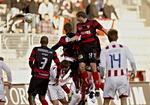 100. For tredje gang i årets to Superligakampe scorede Frank Kristensen på hovedstød. 