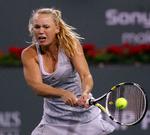 Muskelbundt. Wozniacki viser fin form i Californien. 