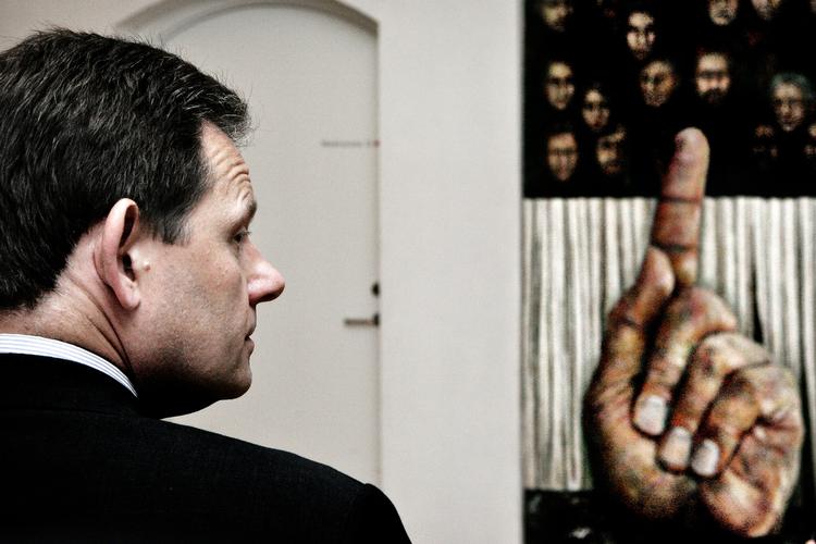 Hjælp! »Det vil være en meget ubehagelig og uacceptabel indskrænkning af ytringsfriheden. Derfor rejser jeg nu sagen over for EU-Kommissionen«, siger Lars Barfoed. (Arkivfoto) 