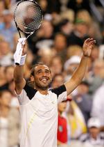 VINDEREN. Et af Marcos Baghdatis' nederlag til Roger Federer var i finalen i Australian Open i 2006. 