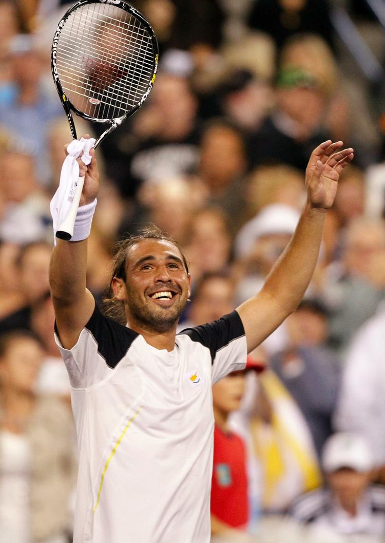 VINDEREN. Et af Marcos Baghdatis' nederlag til Roger Federer var i finalen i Australian Open i 2006. 