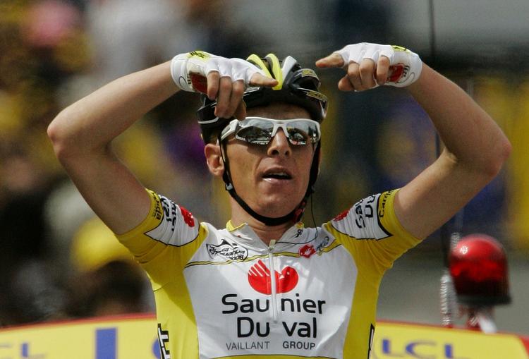 køreklar. Efter at have vundet to etaper i Tour de France blev Riccardo Ricco i 2008 pillet ud af løbet efter en positiv dopingtest. Arkivfoto. 