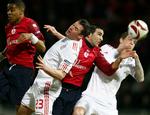 europæisk. Med Daniel Agger (th.) i midterforsvaret har Liverpool spillet sig i kvartfinalen i Europa League. Arkivfoto. 