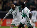 Forløsning. Wolfsburg kom videre i Europa League ved at sende de russiske mestre fra Rubin Kazan ud i mørket i sidste minut af den forlængende spilletid. Kahlenbergs mandskab vandt 2-1 - og dermed 3-2 samlet. 