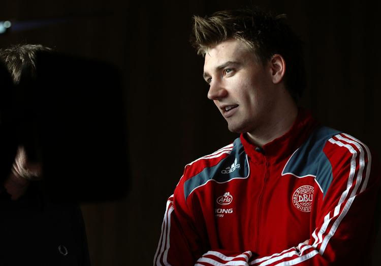 sammenligningen. Ifølge Nicklas Bendtner er Champions League-kvartfinalisterne Arsenal og Barcelona to hold, der spiller fodbold på samme måde. Arkivfoto. 