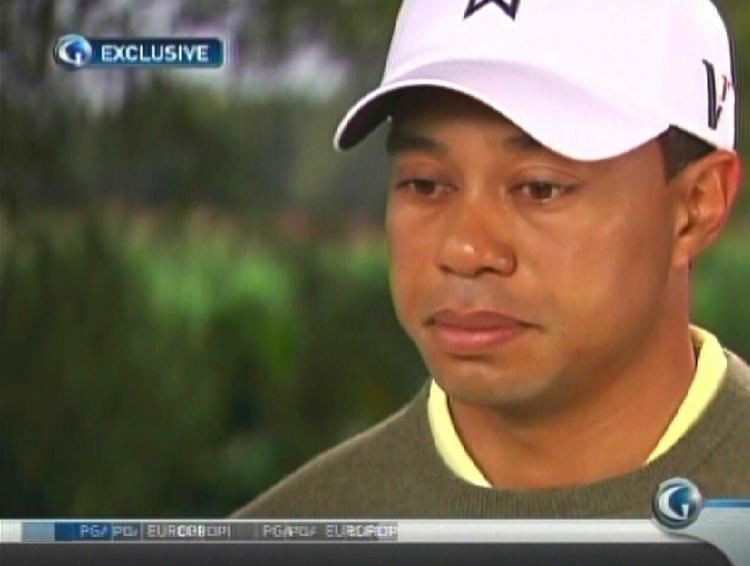 Undskyld. Tiger Woods har taget  endnu en tur gennem mediemøllen. 