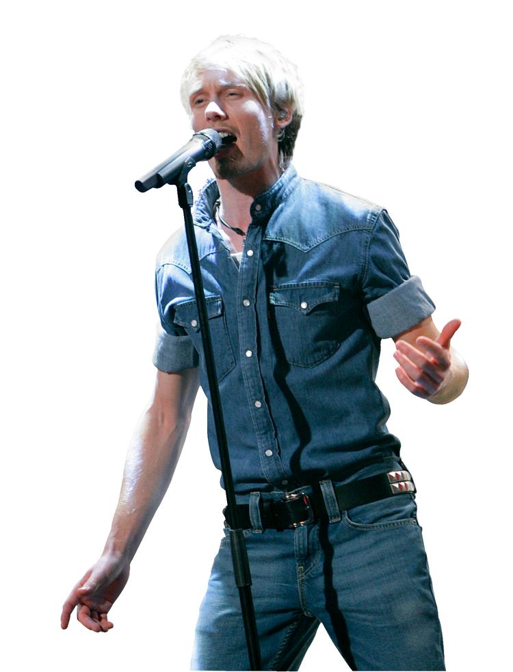 Blåt. Daniel optrådte i 'X Factor' i   denim fra top til tå. Foto: Bjarne Bergius Hermansen 