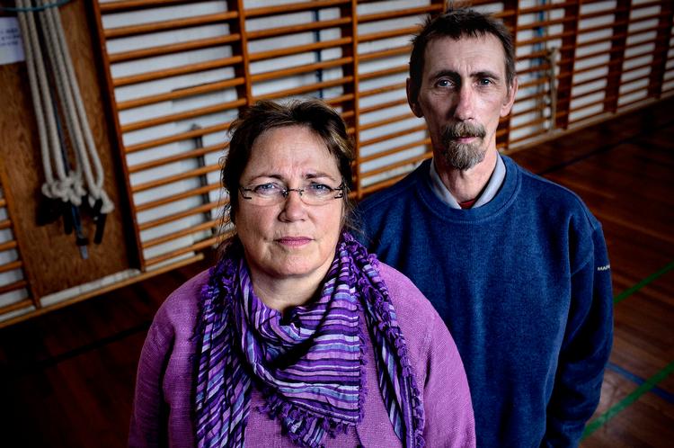 DEBUTANTER. Søskendeparret Søren og Lotte Hammer debuterede torsdag med krimien 'Svinehunde', der allerede inden udgivelsen er solgt til 16 lande.  Foto: Per Folkver 