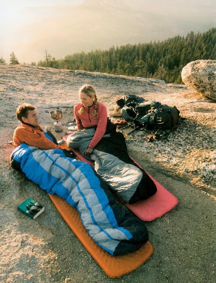 Udsigt. Campinglivet bliver aldrig Hotel d'Angleterre. Men det kan noget andet. 