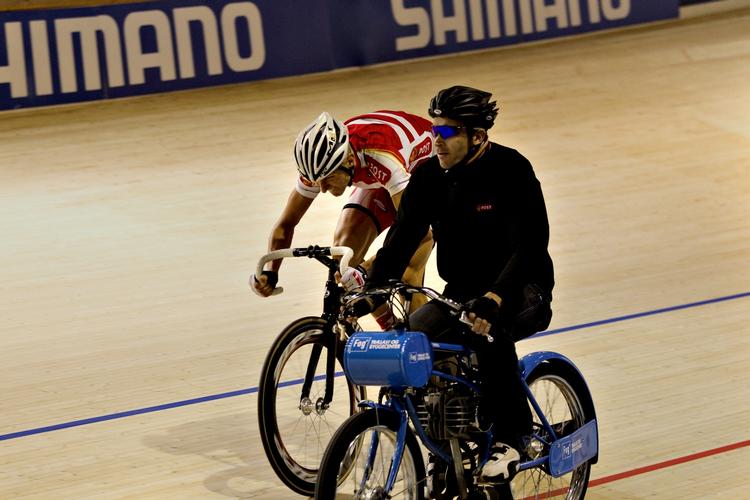 Medaljehåb. Daniel Kreutzfeldt skal forsøge at hente metal til Danmark i dagens pointløb ved VM i banecykling i Ballerup. Arkivfoto. 