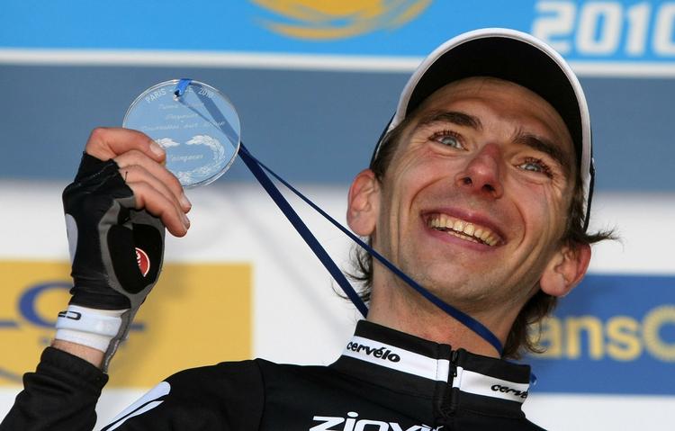 igen. I sidste uge var det 6. etape i Paris-Nice og i dag var det i Volta a Catalunya, at Xavier Tondo kom først over stregen. Arkivfoto. 
