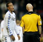 0-2. Zanka (billedet) og makkeren i centerforsvaret, Peter Larsson, havde ikke helt styr på FCN-spilerne. 
