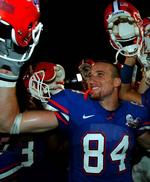 Stjerne. 24-årige Casey Tate er skiftet til Hvidovre i januar. Han har tidligere vundet det amerikanske collegemesterskab to gange med Florida Gators. Arkivfoto. 