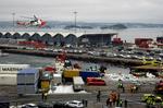 Togkaos. Det kostede tre mennesker livet, da et tog løb af sporet og endte i havnen i Oslo. 