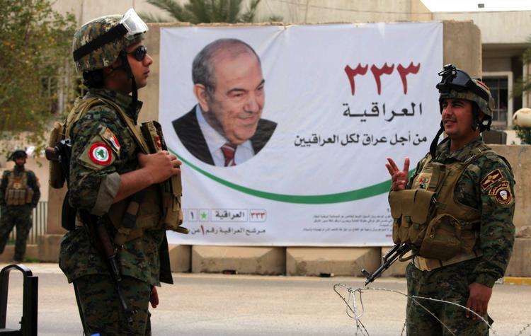 Valgresultat. Premierminister Allawis blok får 91 pladser i parlamentet, mens premierminister Maliki kan mønstre 89 mandater. 