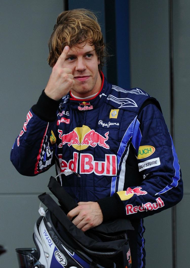 Etter. Sebastian Vettel startede også forrest i Bahrain for to uger siden, men måtte til slut nøjes med en fjerdeplads. 