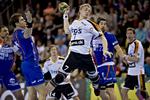 gennembrud. Rene Toft Hansen scorer for KIF Kolding i jydernes ottendedelsfinale i Champions League mod det franske storhold Montpellier. Arkivfoto. 