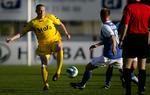 målscorer. Med sit mål til 1-0 for AC Horsens var Thomas Kortegaard en af tolv forskellige målscorere i de to kampe, der inkluderede topholdene i 1. division. Arkivfoto. 
