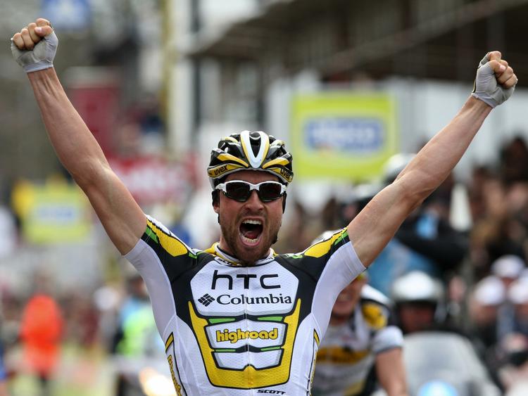 VINDEREN. Bernhard Eisler fra HTC-Columbia vandt Gent-Wevelgem. 