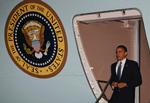 statsbesøg. Den amerikanske præsident Barack Obama ankom til Afghanistan tidligere i aften i Air Force One. 