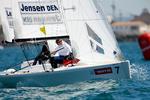 påskesejler. World Cup-stævnet på Mallorca er Dorte O. Jensens første konkurrence i en olympiske disciplin siden OL i 2004. Foto: Mick Anderson for Dansk Sejlunion 