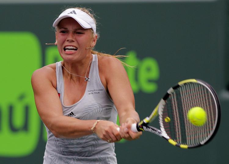 feberfri. Det ser ud til, at Caroline Wozniacki er kommet sig fint efter et par dages feber. Arkivfoto. 
