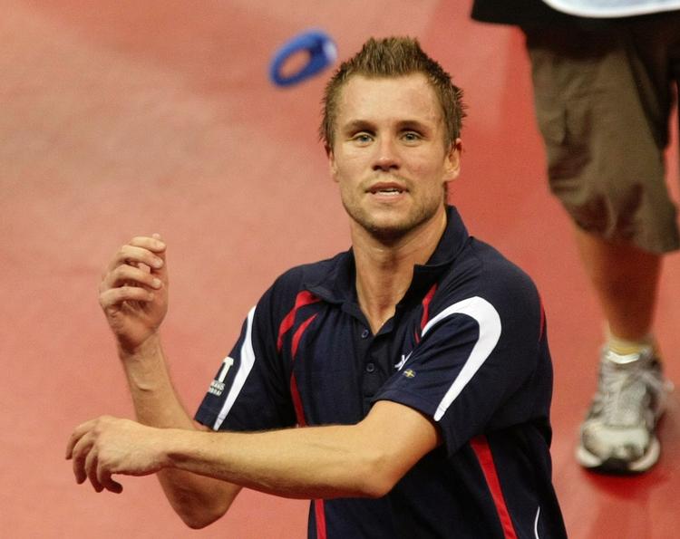 exit. Semifinalen blev endestation for Michael Maze, som løb ind i en effektiv kinesisk verdensetter. Arkivfoto. 