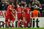 1-1. Ribery bliver hyldet efter sin udligning for Bayern. To  minutter inde i overtiden blev den tyske sejr en realitet. 