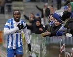 topscorer. Peter Utaka er manden i form for OB, når fynboerne i morgen spiller topkamp mod FC København. Arkivfoto. 