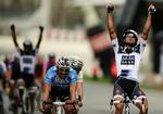 spurtsejr. Juan Jose Haedo sikrede Team Saxo Bank endnu en sprintersejr i et tysk endagesløb. Arkivfoto. 