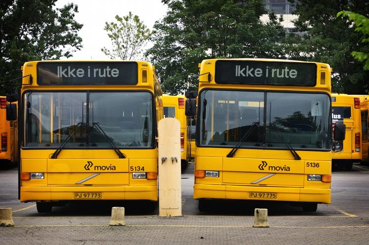 På syv buslinjer i Storkøbenhavn holder busserne stille. Chaufførerne hos Arriva Ejby er utilfredse med længden af deres pauser ifølge nye vagtplaner. Arkivfoto. 