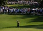 kødrand. Allerede på prøverunderne har Tiger Woods tiltrukket sig massiv opmærksomhed på Augusta. 