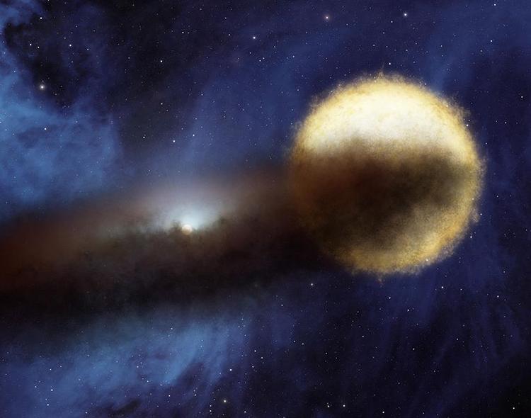 Formørkelse. Sådan her forestiller Nasa sig, at fænomenet tager sig ud. 