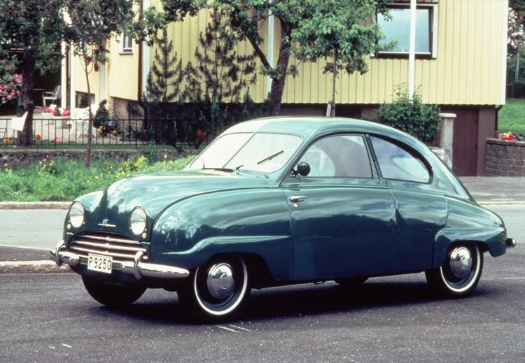 Saab 92 fra 1949 var let og aerodynamisk. Og den er inspirationskilden til en ny, lille Saab. 
