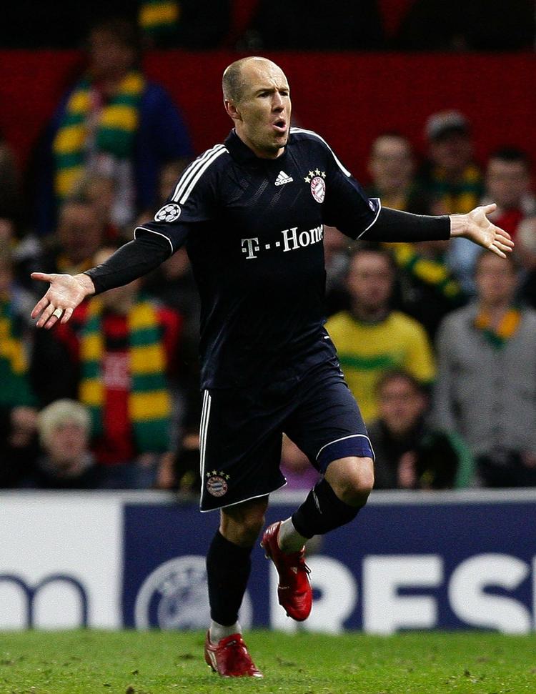 kongekasse. Arjen Robbens reduceringsmål til 3-2 var måske det bedste i denne Champions League-sæson. 