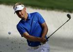 bunkerslag. På første hul havnede Søren Kjeldsen i en bunker, men han reddede sig op og sikrede en par på hullet. 