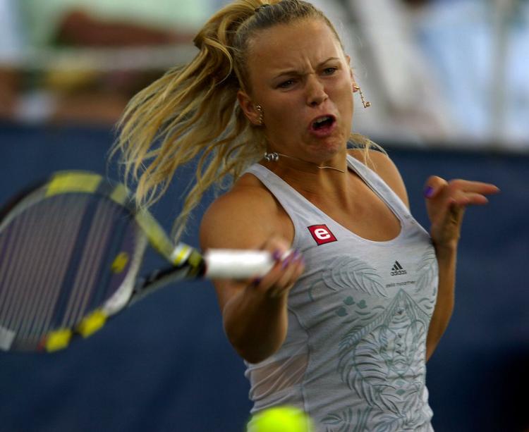 Vinder. Det var ikke nogen opgave for Caroline Wozniacki at eliminere Anastasia Pavlyuchenkova i kvartfinalen, selv om russeren fik lov til at komme foran 3-0 i andet sæt. 