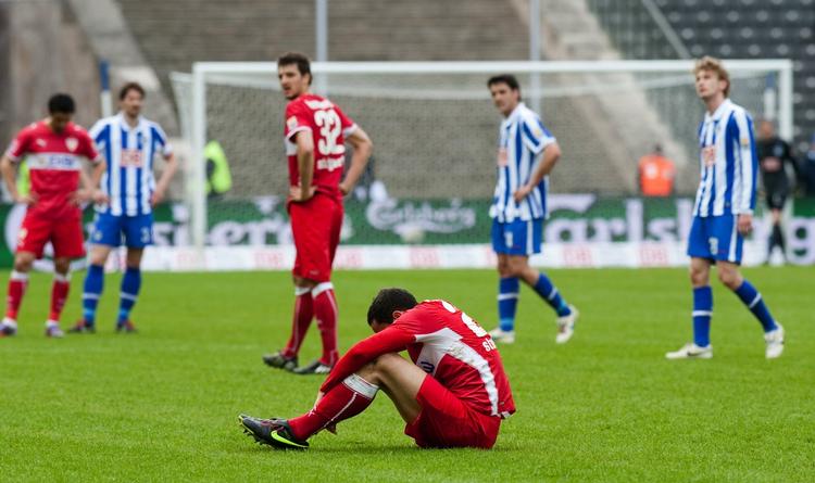 bundprop. Stuttgart vandt på udebane med 1-0 over bundholdet Hertha Berlin, der har overrasket negativt i Bundesligaen denne sæson. 