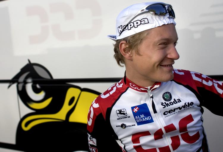Ombejlet. Matti Breschel kører i øjeblikket for Bjarne Riis' hold, men det forlyder, at flere hold, blandt andre, Rabobank, skulle være interesseret i den danske mester. (Arkivfoto) 
