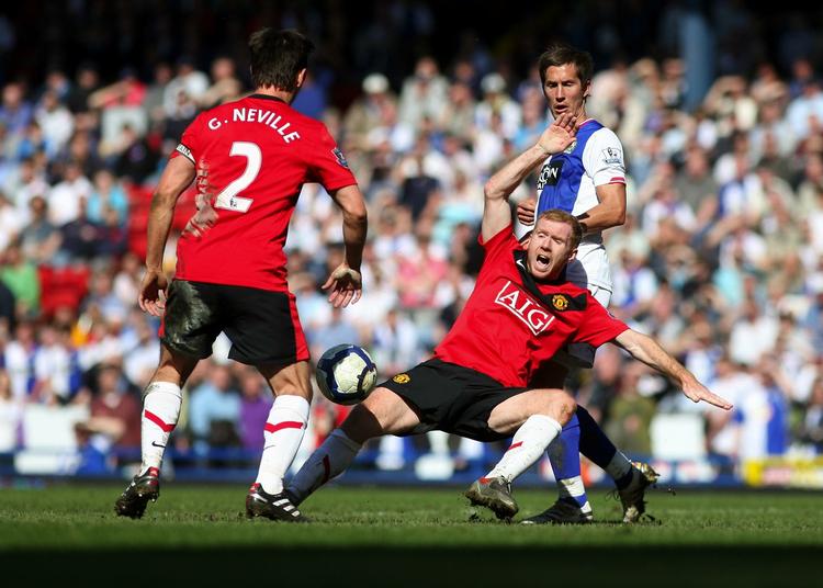 målløse. Trods en række gode chancer fik Manchester United ikke scoret mod Blackburn. 