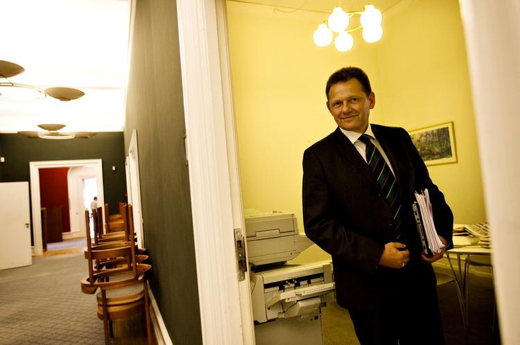 Uvidende. justisminister Lars Barfoed afviser at have kendt til problemerne med tinglysningssagerne. Arkivfoto. 