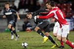 dobbelt. To gange smuttede Yura Movsiayan fra Silkeborgs forsvar og scorede for Randers FC. 