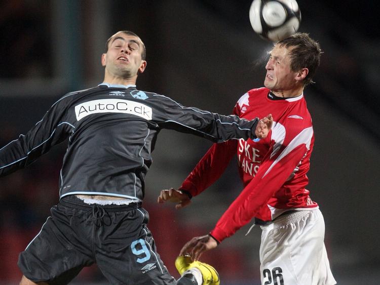 optur. Med sine to mål mod Silkeborg bidrog Yura Movsisyan (tv.) til Randers FC's 11. kamp i træk uden nederlag. 