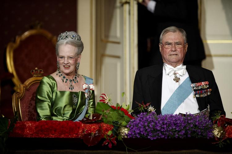 Queen Margrethe II and Prince Henrik during Thursday's Gala Performance at the Royal Theatre. 