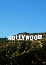 Idé. Dansk arkitekt vil bygge hotel i samme form som Hollywoodskiltet. Arkivfoto: Bill Bachmann 