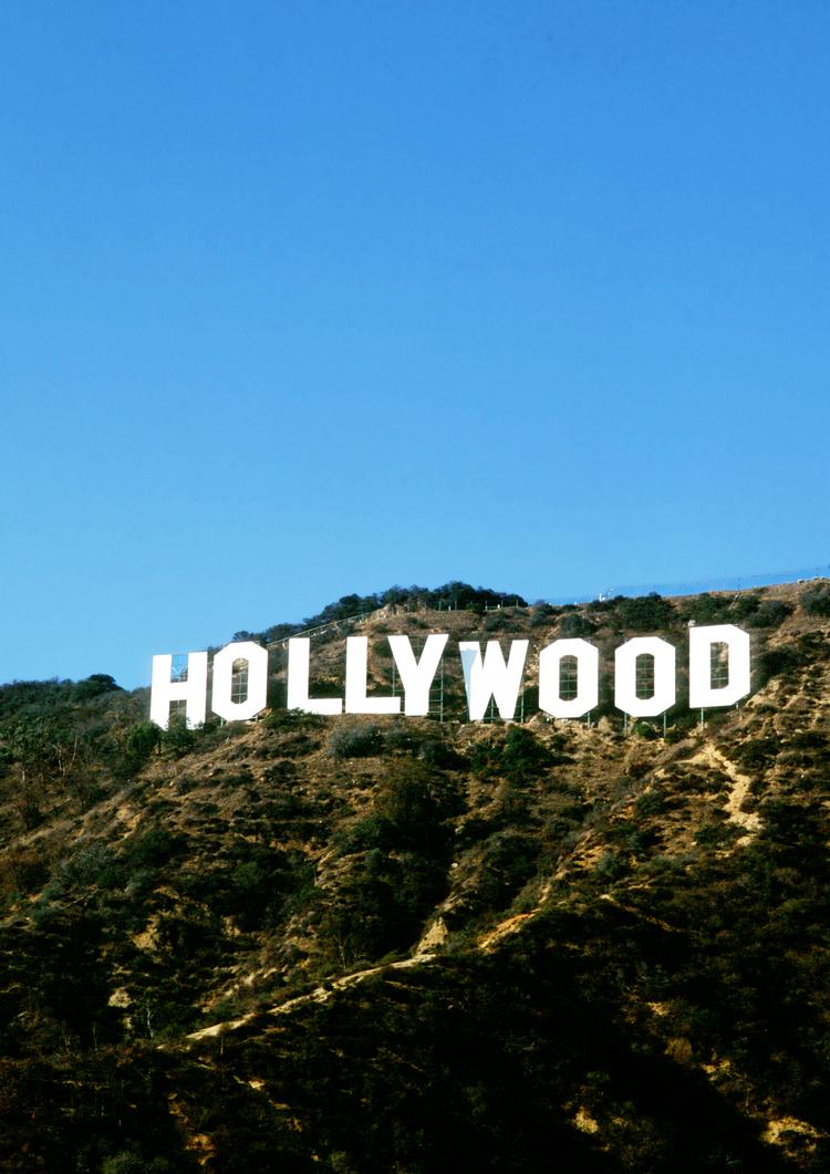 Idé. Dansk arkitekt vil bygge hotel i samme form som Hollywoodskiltet. Arkivfoto: Bill Bachmann 