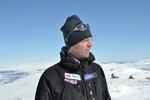 Aflyst. Ekspeditionsleder Mathias Kolringen må sammen med sine holdkammerater se drømmekspeditionen til Island forsvinde i en sort regn af aske. Privatfoto. 