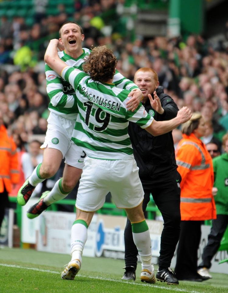 MATCHVINDER. Morten 'Duncan' Rasmussen startede på bænken, men endte som helt for sin klub Celtic. 