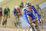 DEBUTANTSEJR. Elia Viviani har høstet de fleste af sine triumfer på bane, men i dag vandt han på landevejen i Tyrkiet. 